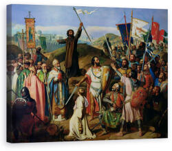 Norand Tablou Canvas - Jean Victor Schnetz - Procesiunea cruciatilor in jurul Ierusalimului, 14 iulie 1099 (B200563-4050)