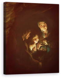 Norand Tablou Canvas - Peter Paul Rubens - Batrana cu un brazier (B897197-4050)