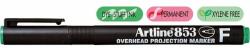 ARTLINE Marker OHP permanent ARTLINE 853, 0.5 mm - verde (EK-853-GR)