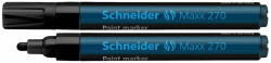 Schneider Marker cu vopsea SCHNEIDER Maxx 270, varf rotund 1-3mm - Negru (S-127001) - roveli