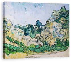 Norand Tablou Canvas - Vincent van Gogh - Muntii din Saint-Rémy Montagnes à Saint-Rémy (B253136-4050)