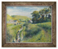 Norand Tablou inramat - Pierre Auguste Renoir - Recolta de midii (B_GOLD_1765953)