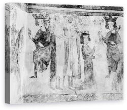 Norand Tablou Canvas - Scoala franceza - Carol I 1226-85 Contele de Anjou fiind adus corpul lui Manfred (B190242)