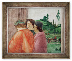 Norand Tablou inramat - Filippino Lippi - Detaliu al Rastignirii Sfantului Petru (B_GOLD_430572)