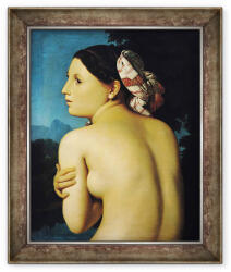 Norand Tablou inramat - Jean Auguste Dominique Ingres - Femeie nud (B_GOLD_61176)