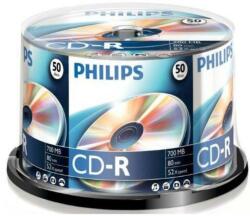 Philips CD-R 50 buc. /cutie, 700MB PHILIPS (CR7D5NB50/00) - roveli
