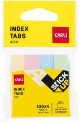 Deli Stick index hartie 50x12mm, 4 culori, DELI (DLEA10902)