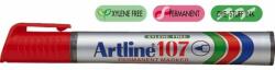 ARTLINE Marker permanent ARTLINE 107, corp plastic, varf rotund 1.5mm - Rosu (EK-107-RE)