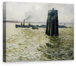 Norand Tablou Canvas - Leopold Karl Walter von Kalckreuth - Portul Hamburg (B147941)
