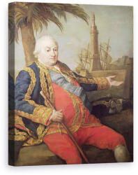 Norand Tablou Canvas - Pompeo Girolamo Batoni - Pierre de Suffren-Saint-Tropez 1729-88 Viceamiral al Frantei (B230370)