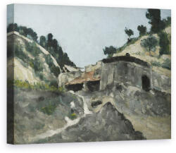Norand Tablou Canvas - Paul Cezanne - Peisaj cu moara de apa (B937909)