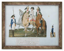 Norand Tablou inramat - Lesueur Brothers - Napoleon Bonaparte 1769-1821 si Santinela Varsoviana (B_GOLD_165512)