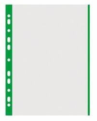 DONAU File protectie A4 cu margine color, 100 buc/set, DONAU - verde (DN-1774100PL-06)