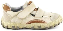 Zibra Pantofi de copii din piele naturala si talpa cusuta N87152-3-BEIGE (N87152-3-BEIGE_FC88)