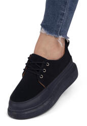 Sofiastore Sneakers dama din piele ecologica intoarsa Albastrii inchis Rita (HQ-E105 DK.BLUE_8E7F)