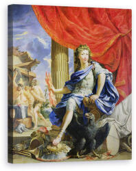 Norand Tablou Canvas - Charles Poerson - Ludovic al XIV-lea 1638-1715 ca Jupiter cucerirea Frondei (B27610-4050)