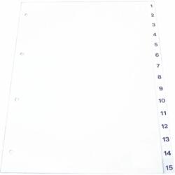 Optima Index plastic calendaristic Ian-Dec, OPTIMA (OP-412 MO)