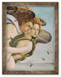 Norand Tablou inramat - Sandro Botticelli - Nasterea lui Venus detaliu (B_GOLD_155348)