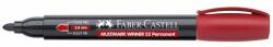 Faber-Castell Marker permanent FABER-CASTELL MULTIMARK, varf rotund - Rosu (FC157821)