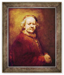 Norand Tablou inramat - Rembrandt Harmensz van Rijn - Autoportret in varsta de 63 de ani (B_GOLD_3739)