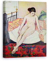 Norand Tablou Canvas - Marie Clementine Valadon - Nud cu o patura dungata (B210252)