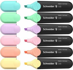 Schneider Textmarker pastel SCHNEIDER Job Pastel, 6 buc/set (S-115097)