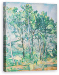 Norand Tablou Canvas - Paul Cezanne - Apeductul Montagne Sainte-Victoire vazut prin copaci (B35632-4050)
