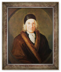 Norand Tablou inramat - James Parmentier - Portretul lui Charles de Marquetel de Saint-Evremond c. 1613-1703 c. 1701 (B_GOLD_266071)