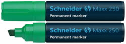 Schneider Marker permanent, varf tesit 2-7mm, verde, SCHNEIDER Maxx 250 (S-125004) - roveli