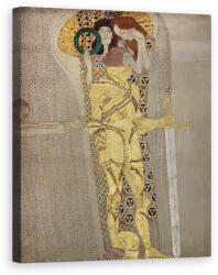 Norand Tablou Canvas - Gustav Klimt - Dorinta de fericire, de la Friza Beethoven (B833617-4050)