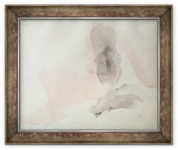 Norand Tablou inramat - Auguste Rodin - Sezat Nud cu Par desevelat (B_GOLD_84022)