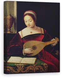 Norand Tablou Canvas - Master of the Female Half Lengths - Maria Magdalena canta la lauta (B152135)