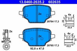 ATE set placute frana, frana disc ATE 13.0460-2635.2 (13.0460-2635.2)