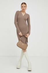 GUESS ruha barna, mini, testhezálló - barna XS - answear - 50 990 Ft