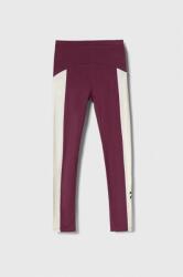 Calvin Klein Jeans gyerek legging bordó, mintás - burgundia 164