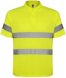 Roly Tricou polo tehnic Hi-Vis Roly Polaris, pentru barbati, Galben Fluorescent, S HV930201221