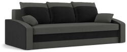  HEWLET kanapéágy, normál szövet, hab töltőanyag, szín - szürke / fekete
