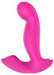 Guilty Toys Stimulator Maxim, 9 Moduri Vibratii si Rotatii, Silicon, USB, Roz, 12.7 cm, Guilty Toys