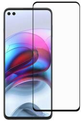 Temp-glass63127376192 Motorola Edge S teljes lefedettséget biztosító karcálló, ütésálló kijelzővédő üvegfólia kerettel, tempered glass, törlőkendővel (Temp-glass63127376192)