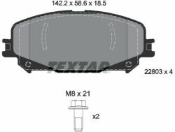 TEXTAR set placute frana, frana disc TEXTAR Q+ 2280301 (2280301)