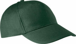 K-UP Uniszex sapka K-UP KP116 Cotton Cap - 5 panels -Egy méret, Forest Green