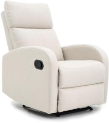  Fekvőfotel, relax fotelágy dönthető háttámlával, lábtartóval bézs (JKY-9224-BEIGE)