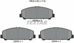 TEXTAR set placute frana, frana disc TEXTAR 2204201 (2204201)