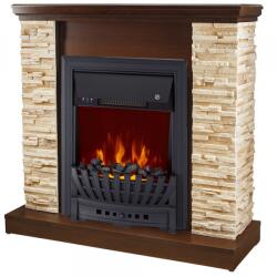 Art Flame PLUTON & ROCK 980x883x300 mm brown