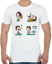 printfashion Ami sok, az sok! - Férfi póló - Fehér (14045961)