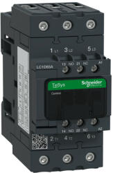 Schneider Electric TeSys D - LC1D65AP5 - LC1D AC mágneskapcsoló EVERLINK (AC3, 400V 65A) , 230VAC tekercsfeszültség, 50Hz (LC1D65AP5)