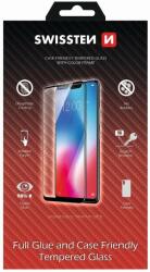 SWISSTEN Full Glue Samsung Galaxy A8 2018 / A5 2018 3D üvegfólia - fekete (54501741)