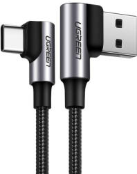 UGREEN US176 USB-A USB-C ferde kábel, 3A, 0, 5m (fekete) (20855B) - mi-one