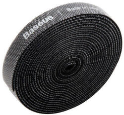 Baseus Rainbow Circle kábelrendező tépőzáras szalag, 3m (fekete) (ACMGT-F01) - mi-one