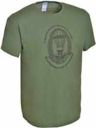 Gildan Póló Feliratos Magyar Military Zöld